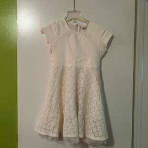 Disney Elegant Cream Lace Kids Dress